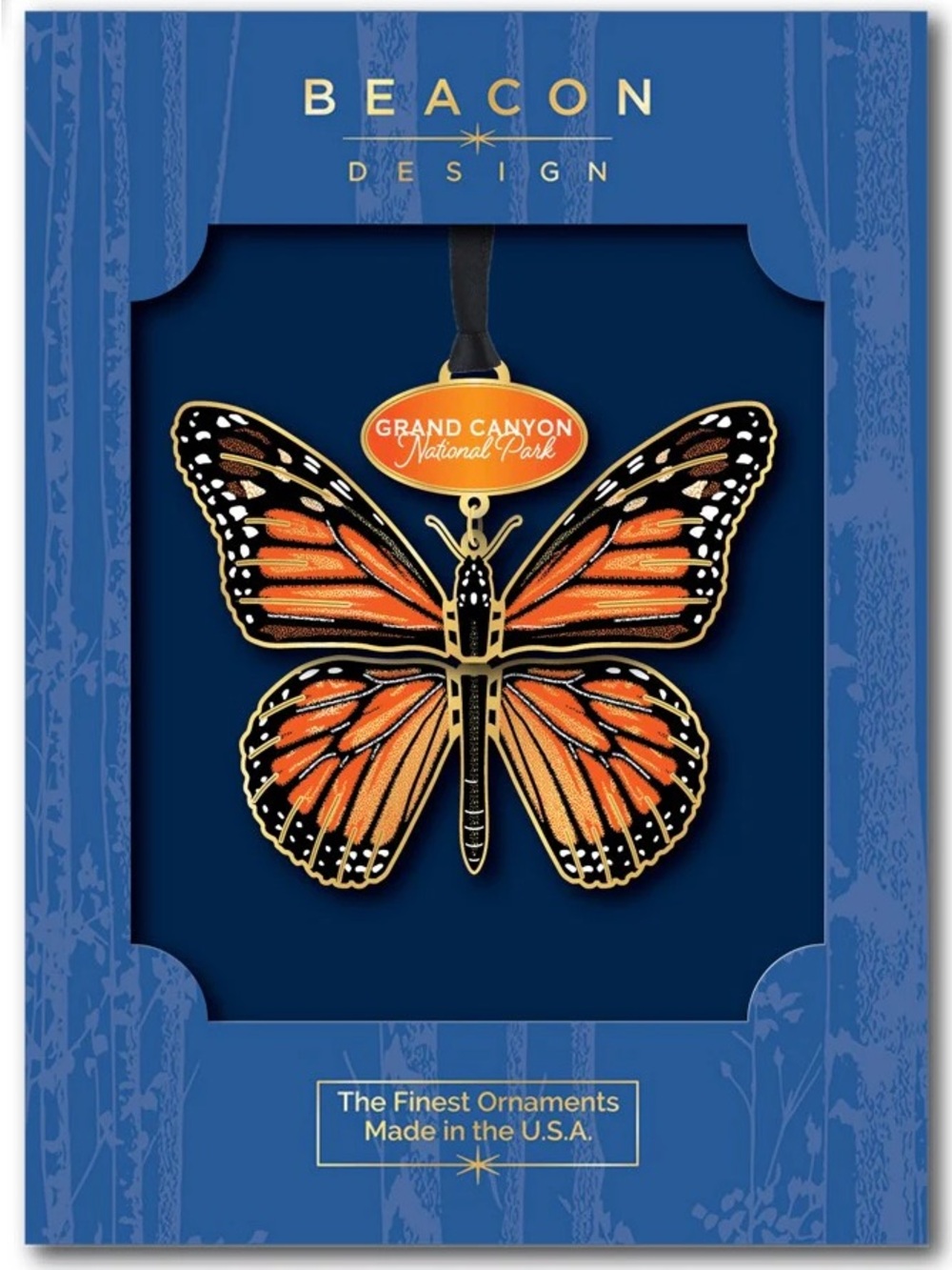 Grand Canyon Monarch Butterfly Ornament - Orange